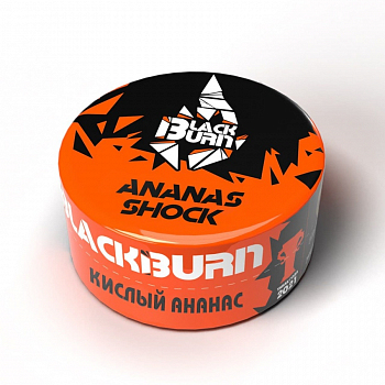 Табак Burn Black, 25гр "Ananas Shock / Кислый Ананас"